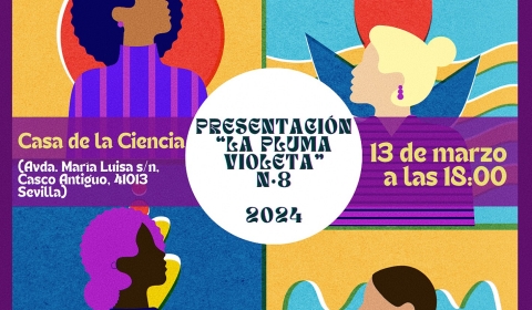 Cartel La Pluma Violeta 8