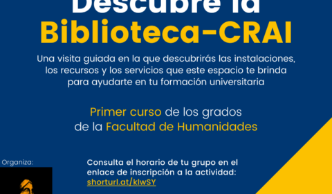 Cartel visita Biblioteca