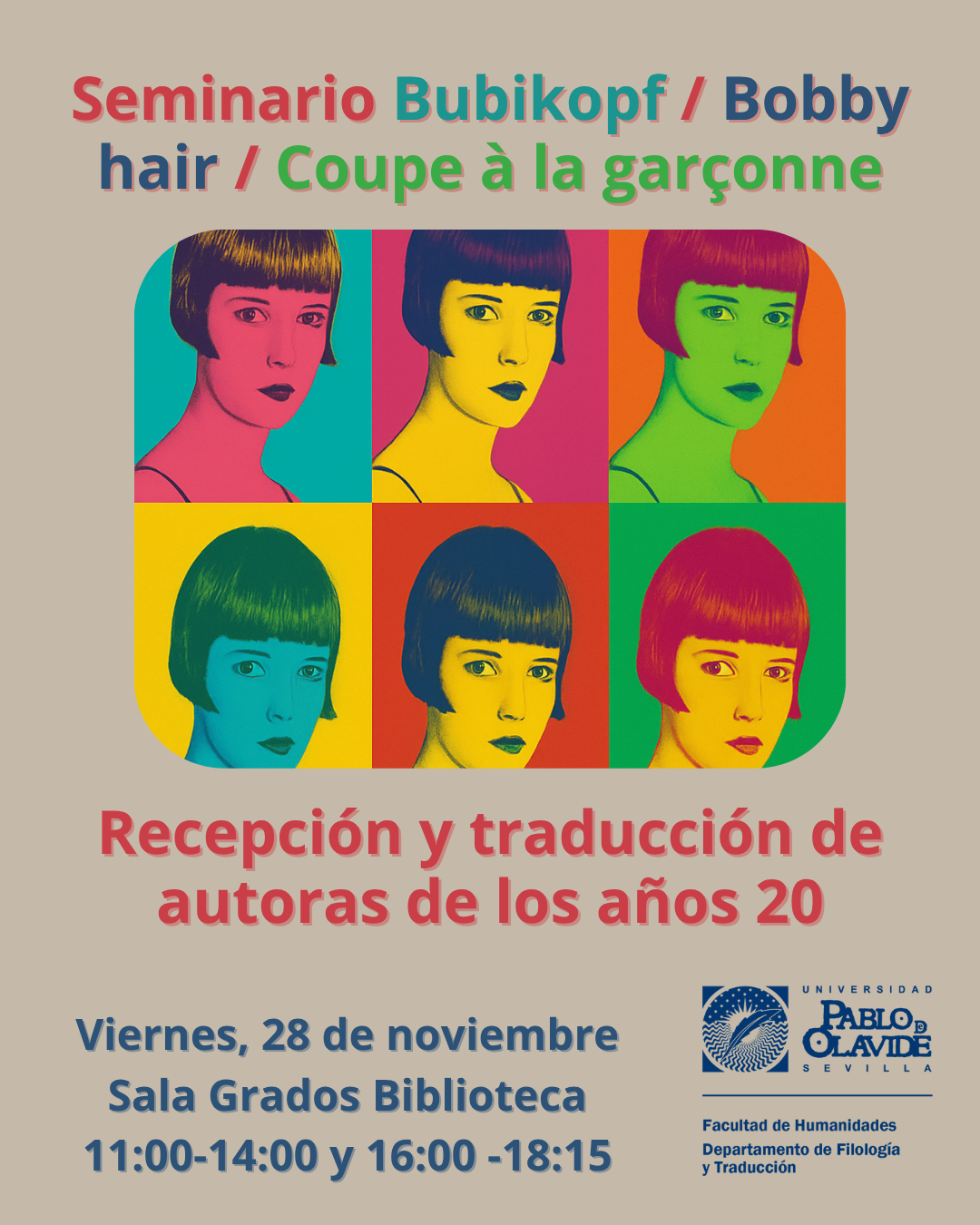 Seminario Bubikopf  Bobby hair  Coupe à la garçonne