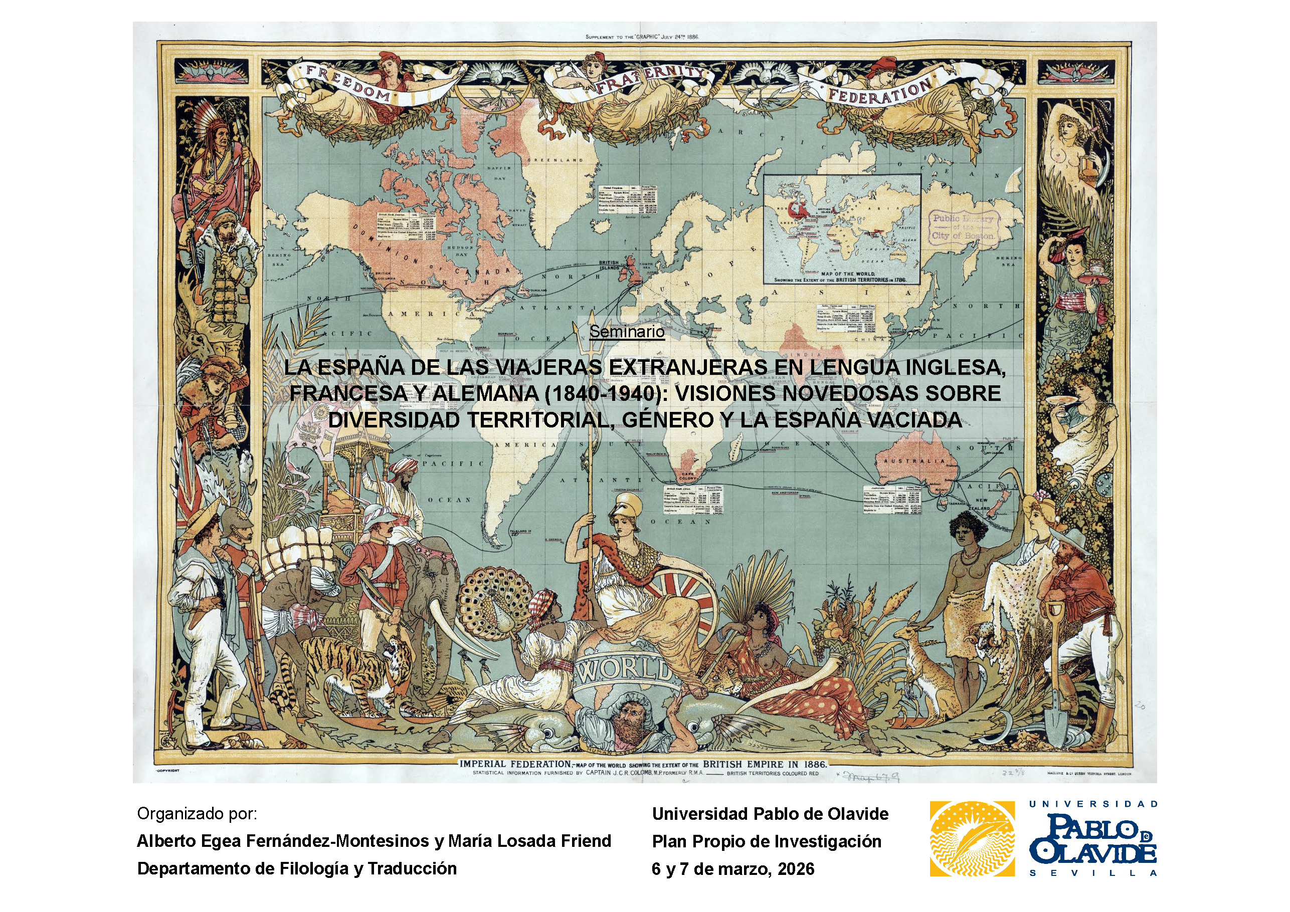 Seminario VIAJERAS Cartel horizontal