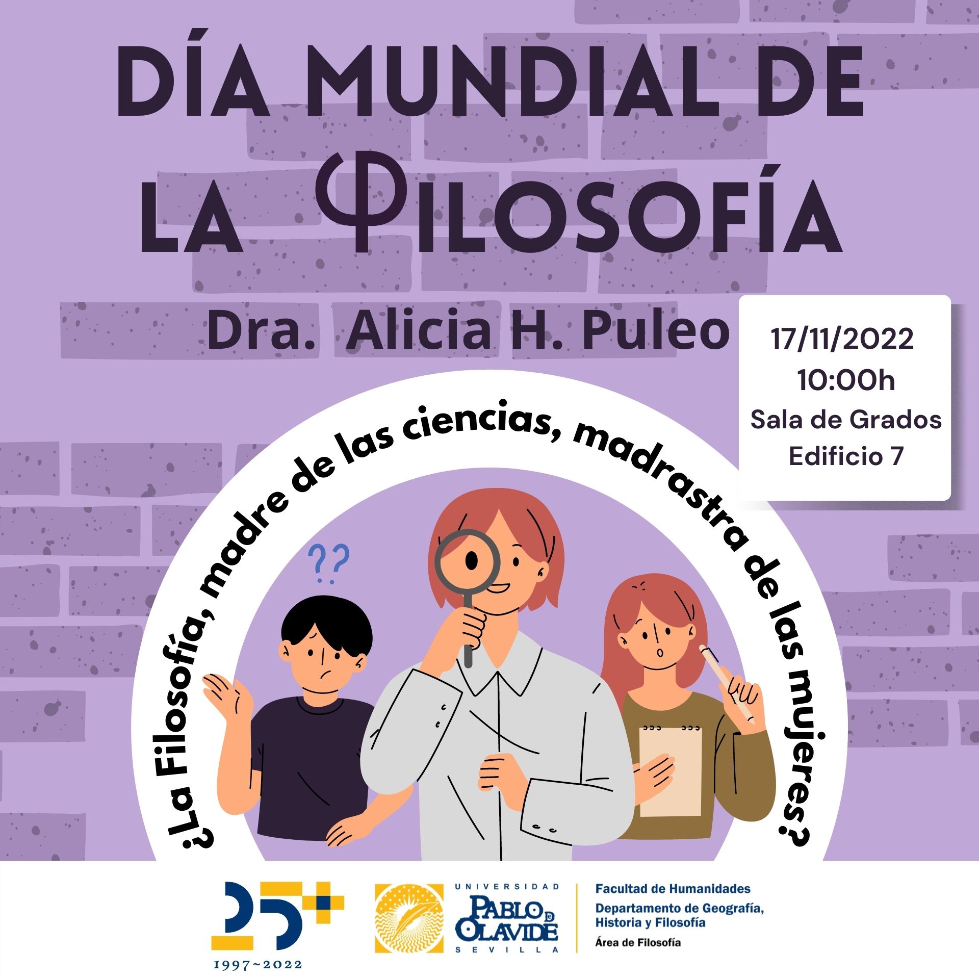 Día Mundial de la Filosofía. Alicia Puleo