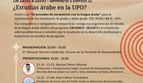 III Jornadas de encuentro con la lengua árabe