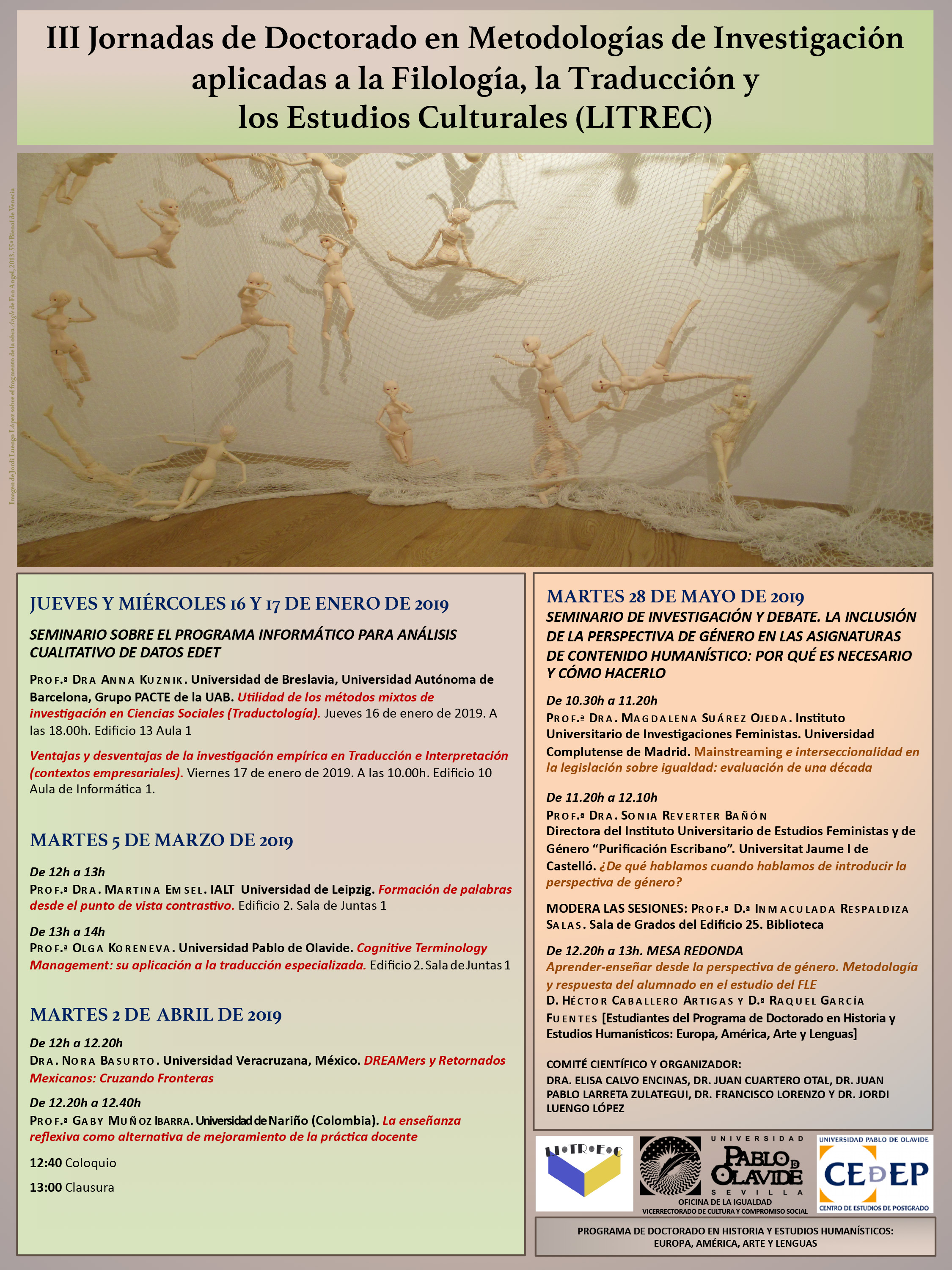 III Jornadas de Doctorado en Metodologi¿as de Investigacio¿n aplicadas a la Filologi¿a, la Traduccio¿n y los Estudios Culturales (LITREC)