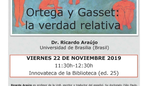 Cartel LITREC_Araújo. Ortega y Gasset