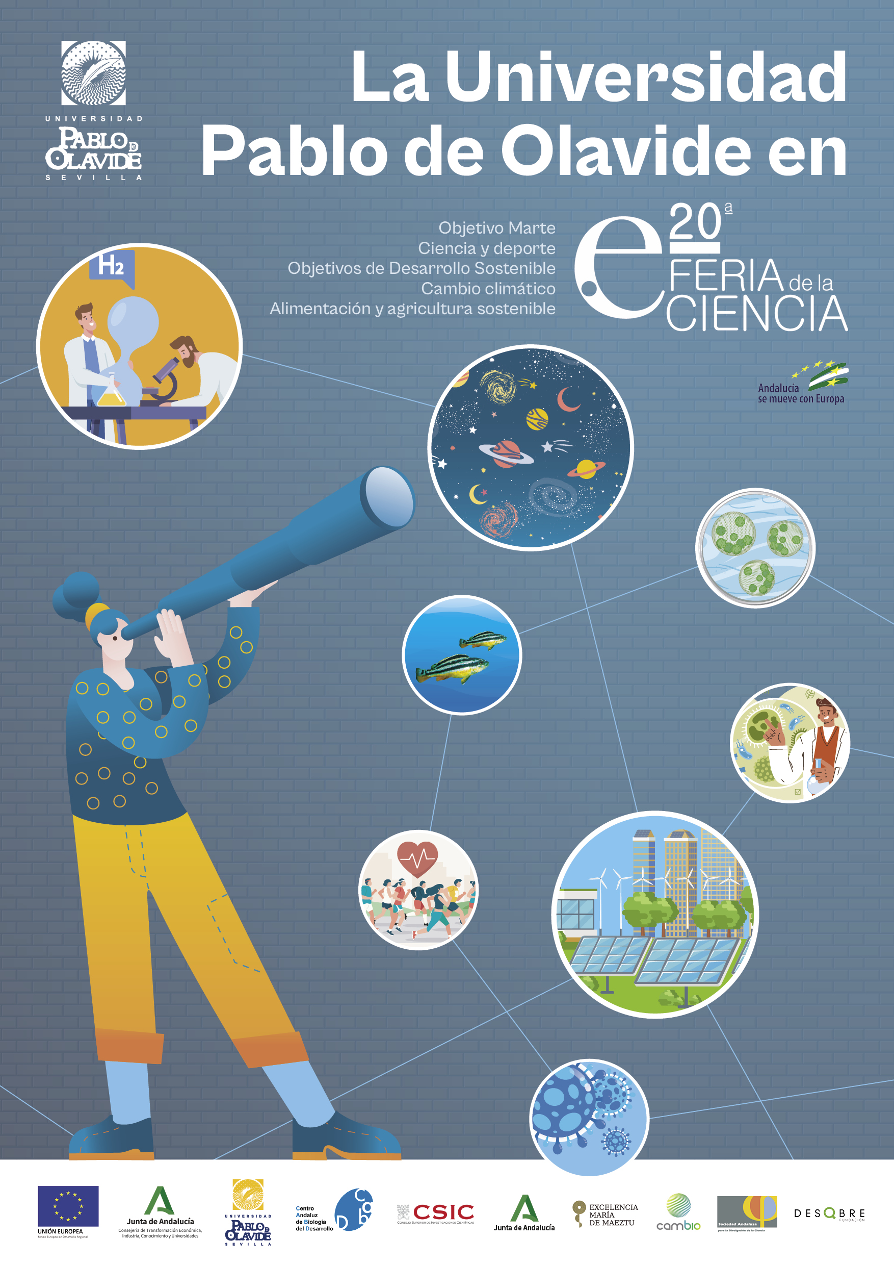 Cartel UPO-Feria Ciencia 2022