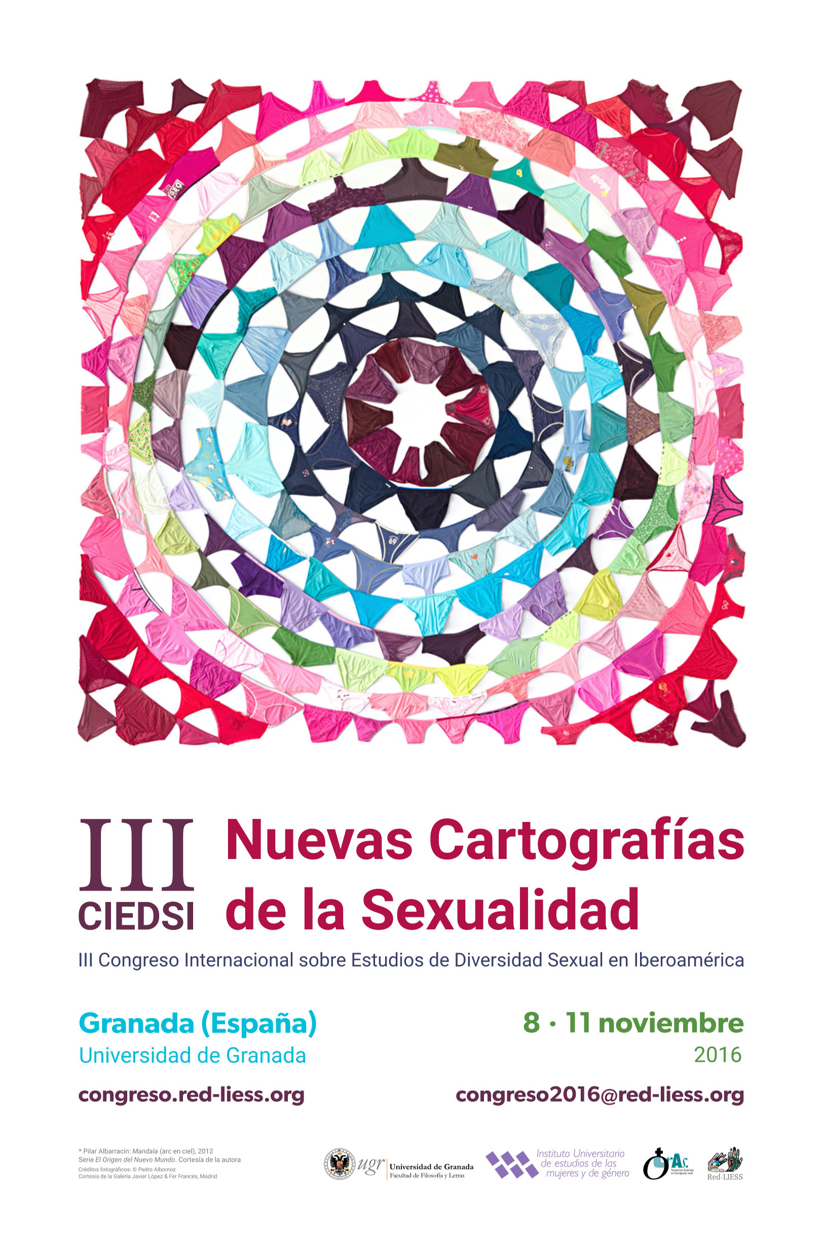 Cartel CIEDSI 2016. Nuevas Cartografías de la Sexualidad
