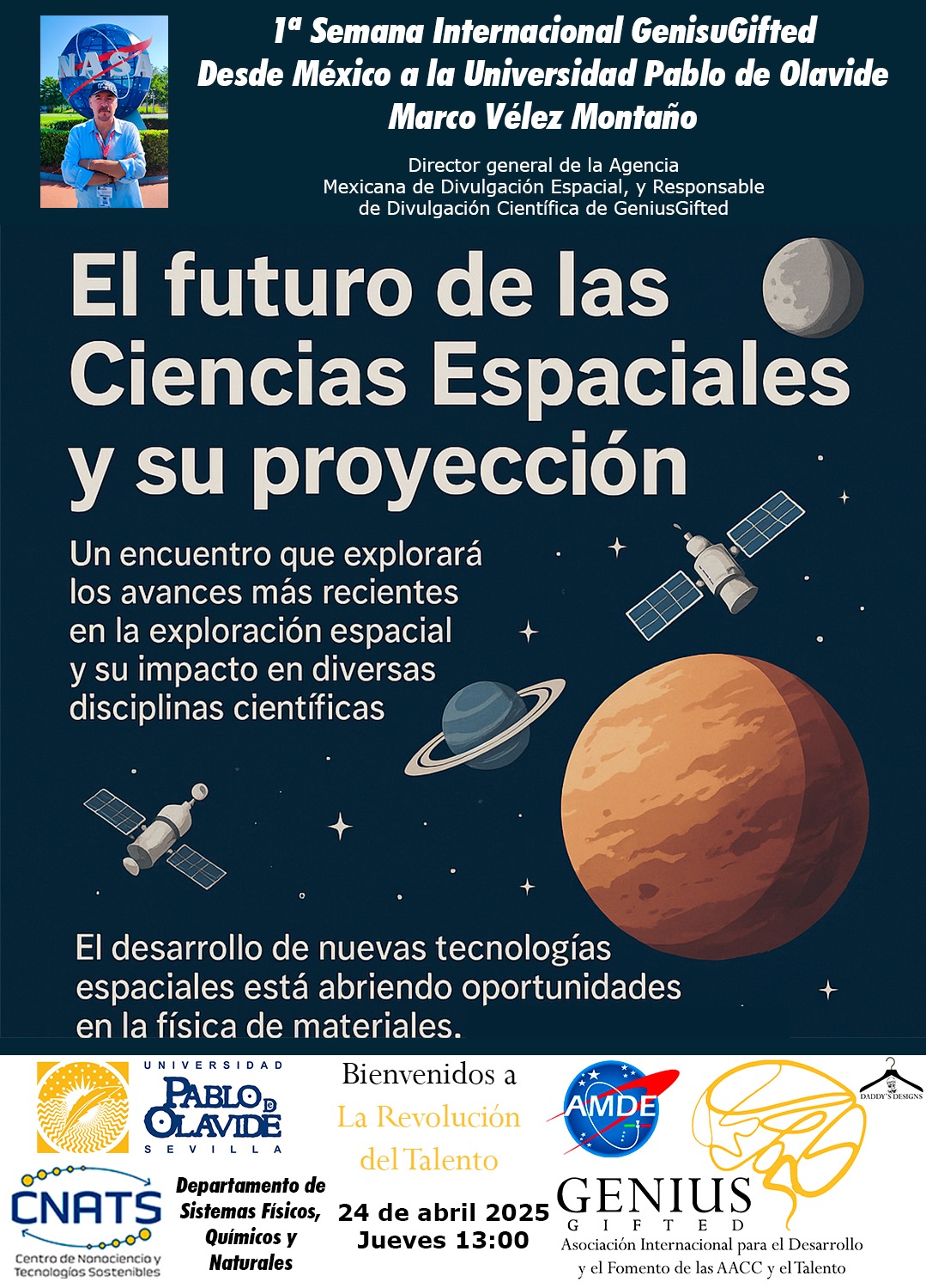 El futuro de las Ciencias Espaciales y su proyección
