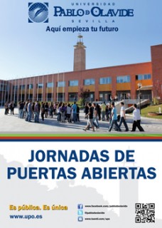 Las Jornadas de Puertas Abiertas se celebran los días 19, 20 y 21 de marzo