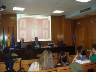 Antonio Dorado, vocal del CGPJ y el rector de la UPO, Vicente Guzmán