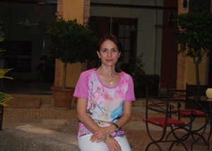 La fisioterapeuta de la Universidad Pablo de Olavide, Giuseppa Caputo