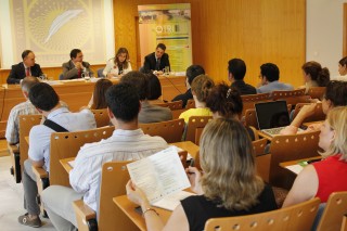 inauguración del encuentro en la UPO