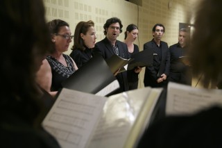 Coro de la UPO en el Paraninfo de la Universidad