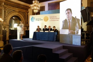 El rector de la UPO, Vicente Guzmán, presidió el acto.