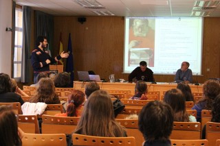 De izquierda a derecha, Alberto Marina, Francisco Socas y J. Antonio Rodríguez Tous.