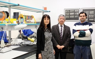 De izq. a dcha: Àgnes Gruart, Jose María Delgado y Alejandro Carretero.