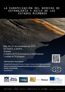 Las jornadas se celebrarán los días 20 y 21 de noviembre en la UPO