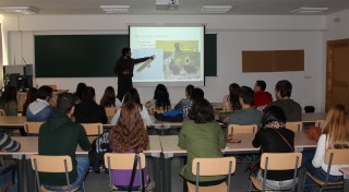 Estudiantes de Bachillerato en las jornadas "Sevilla, conoce tu fauna".
