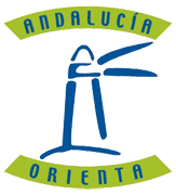 Logo Andalucía Orienta (ilustración de un faro)