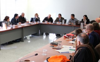 El rector de la UPO durante el "Encuentro 0" de la Iniciativa Bitácula
