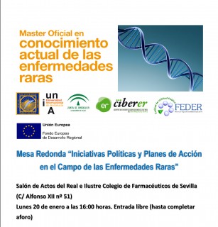 Organizado por el máster “Conocimiento actual de las Enfermedades Raras” de la UNIA y la UPO