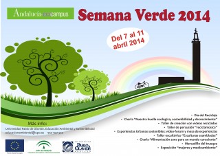 Cartel informativo sobre la Semana Verde