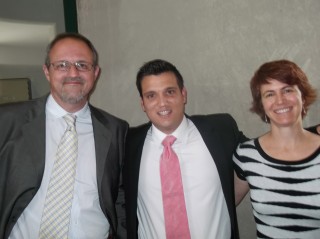 Investigadores del proyecto. De izquierda a derecha Guillermo López Lluch, Jesús del Pozo y Elizabeth Rodríguez