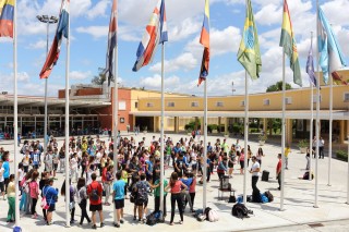 Música y baile en la Plaza de América durante las Jornadas