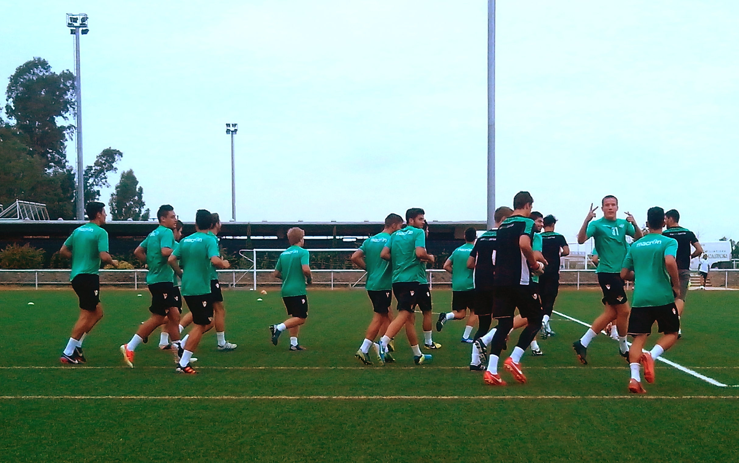 Betis B, entrenamiento