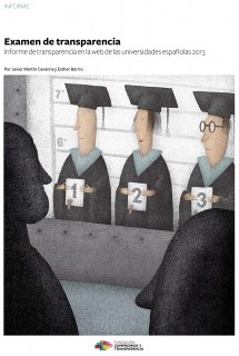 portada del Informe 'Examen de Transparencia en la web de las universidades españolas'