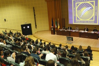 Inauguración de los programas oficiales de másters en el Paraninfo de la UPO