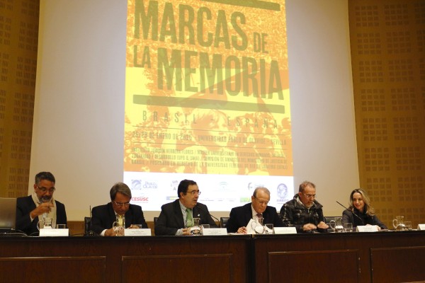 El rector de la UPO, el rector de la UNIA y el ex ministro de Justicia de Brasil han inaugurado en la tarde de hoy el simposio “Marcas de la Memoria Brasil – España”