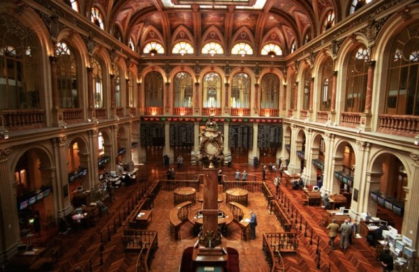 Bolsa de Madrid, interior