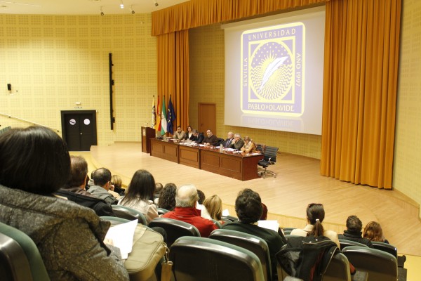 Imagen del Claustro celebrado hoy lunes 23 de febrero
