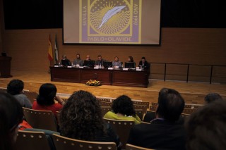 Durante la inauguración del doctorado en Biotecnología, Ingeniería y Tecnología Química de la UPO