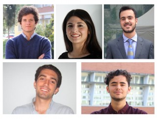 En la fotografía, de izquierda a derecha y de arriba a abajo: Fernando Carrillo de Mendoza, Beatriz Rodríguez Villegas, Antonio Jiménez Orozco, Juan Rueda Camacho y Rafael Mellado Barroso