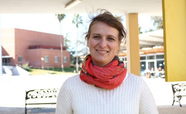 Uta Brus, lectora del Servicio Alemán de Intercambio Académico (DAAD) en la UPO.
