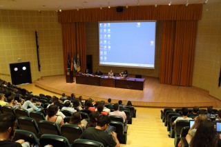De izquierda a derecha: César Villegas, Joaquín Alcaide, Lucía Millán y Montserrat Abad