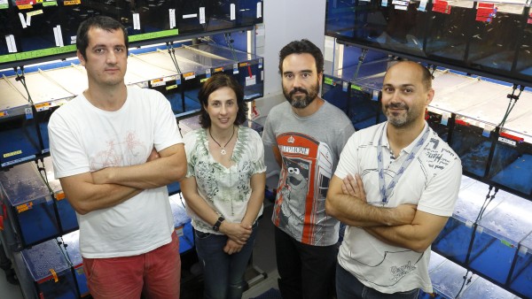 De derecha a izquierda, Juan Martínez Morales, Juan Tena, Ana Fernández y Joaquín Letelier
