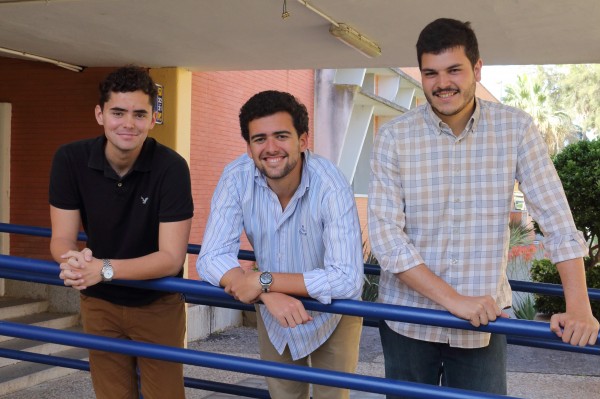 En la imagen, de izquierda a derecha, Rafael Mellado Barroso, Ignacio Rodríguez Ruiz y Javier Domínguez Gutiérrez.