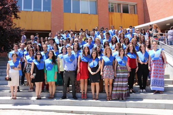 Egresados de los másteres universitarios de la UPO del curso 2014/15