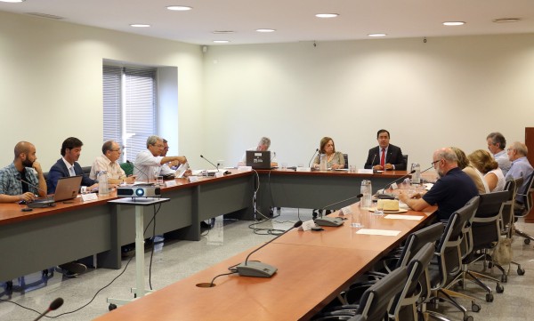 Imagen de la reunión del Consejo Social.