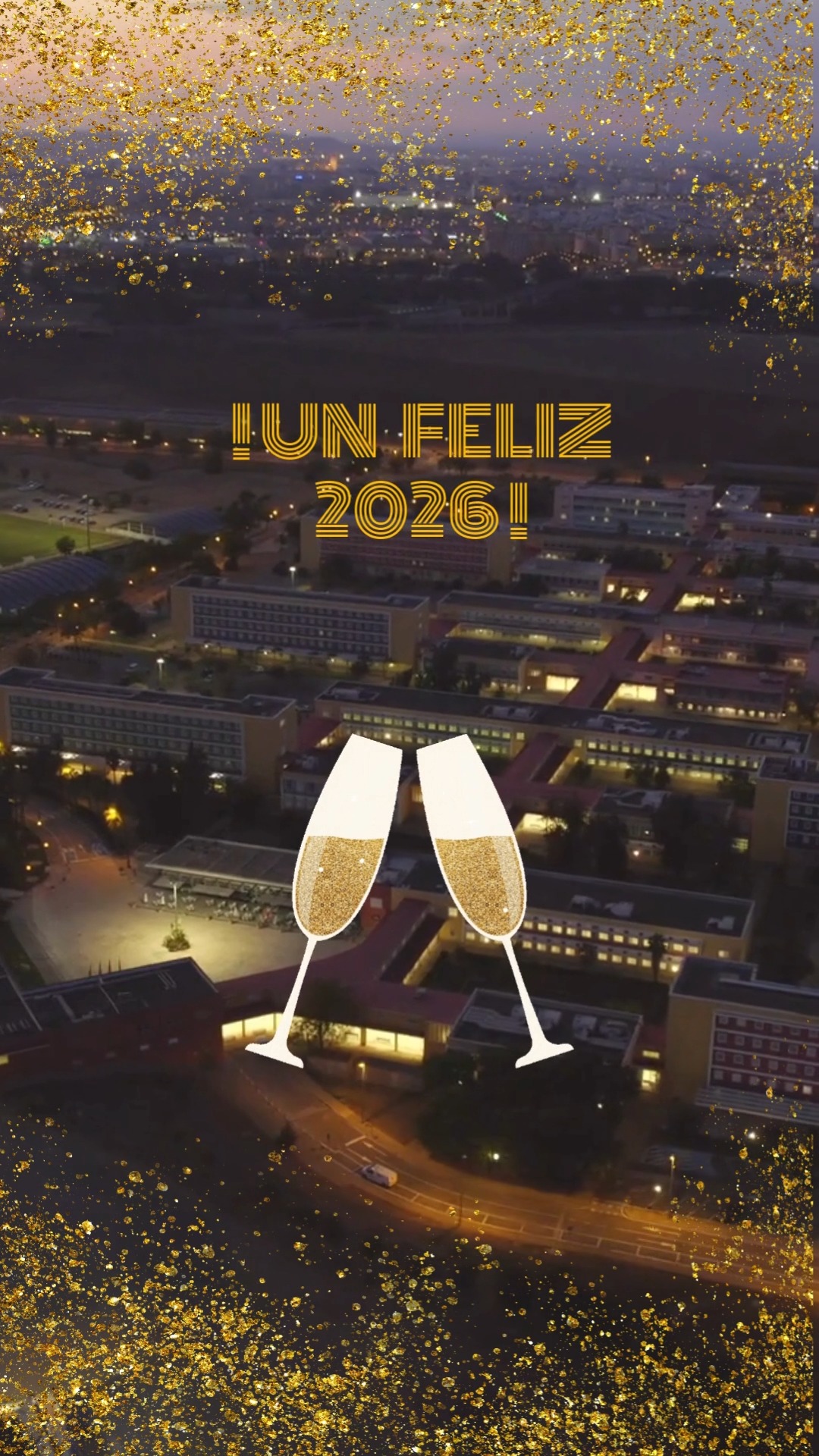 Desde la Universidad Pablo de Olavide, os deseamos un muy feliz 2026.