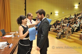La madrina de la promoción María Elena de la Cova Morillo-Velardo