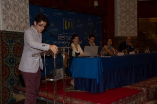 Un momento de la presentación.