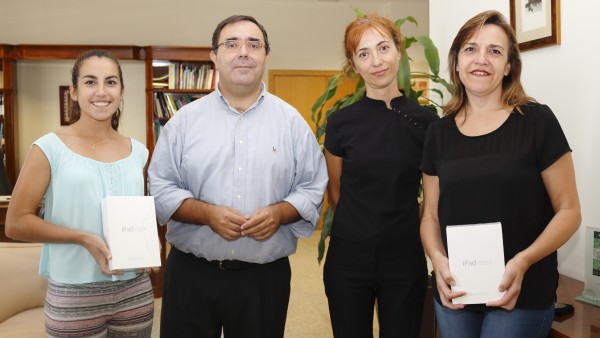 De izquierda a derecha: Virginia Toril, Vicente Guzmán, Belén Floriano y Ana Blanco