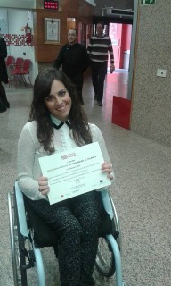 La estudiante de la UPO Joana Segovia.