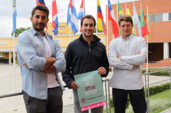 En la fotografía, de izquierda a derecha, Joaquín Montes, David Cepeda y Gonzalo García.