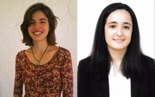 Paula Macías (i) y Beatriz González (d)