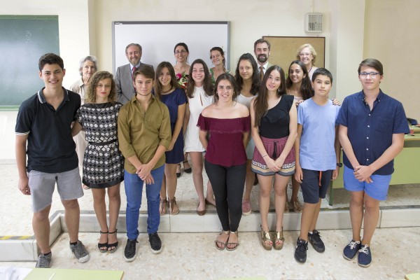 Estudiantes de los institutos 'Velázquez' y 'Martínez Montañés' y del los centro 'Luisa de Marillac' y del Colegio 'San Francisco de Paula'