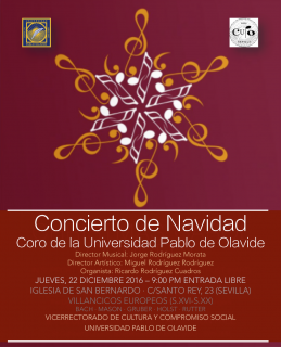 Concierto de Navidad, Coro de la UPO